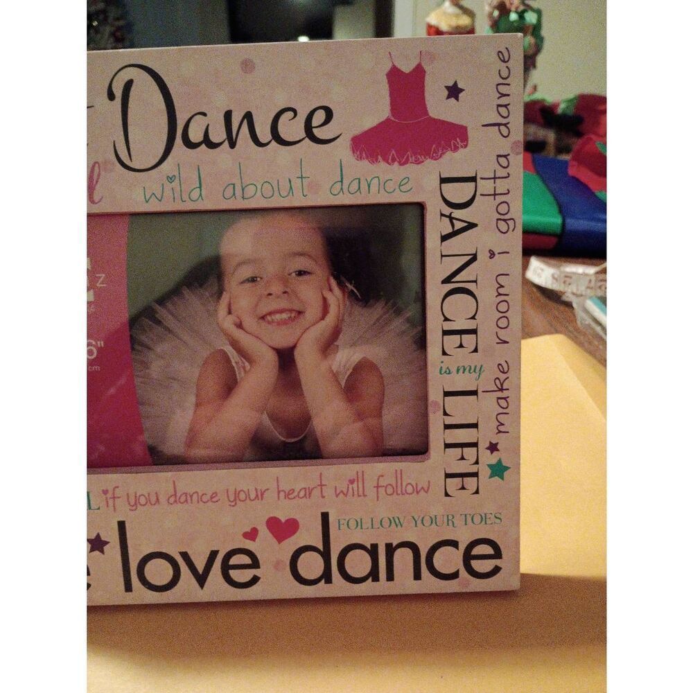 Prinz Just Dance 4x6 Picture Frame Whirl Wild About Dance Girl Room Decor - Picture 4 of 5